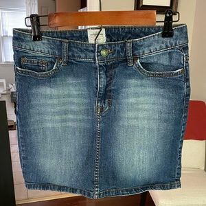 Jean Mini Skirt